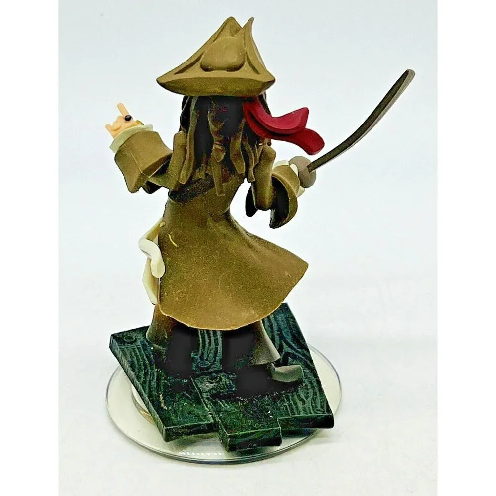 Disney Infinity Pirates of Caribbean Jack Sparrow Captain Davy Jones Lot of 2‎